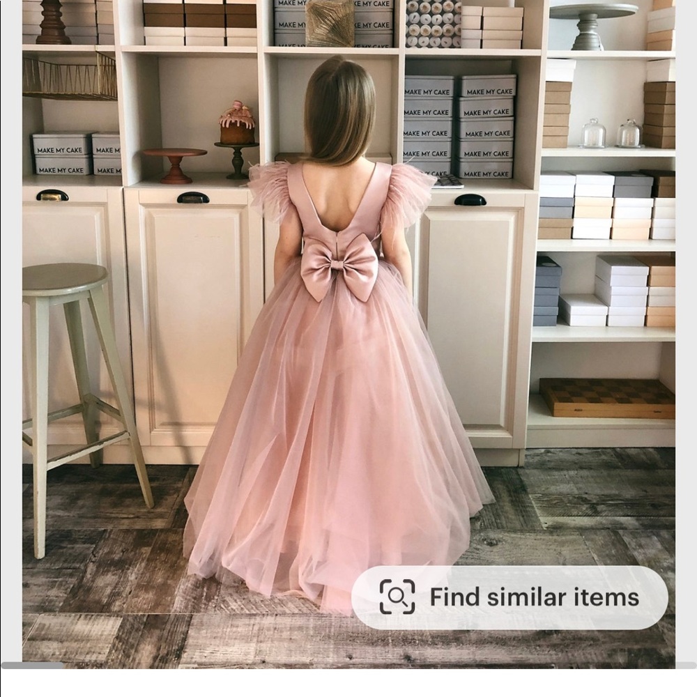 Ivory flower girl dress